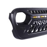 Jeep Wrangler TOP FIRE Grill With LED Matt Black