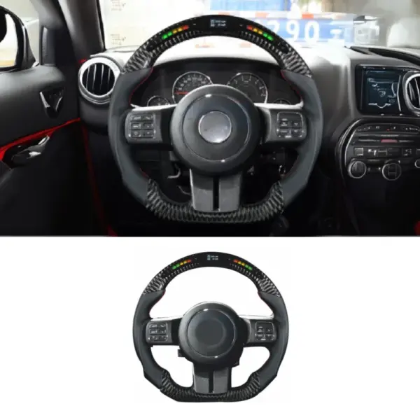 Jeep Wrangler LED Carbon Steering Wheel