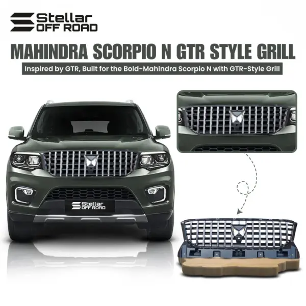 Mahindra Scorpio N GTR Style Grill