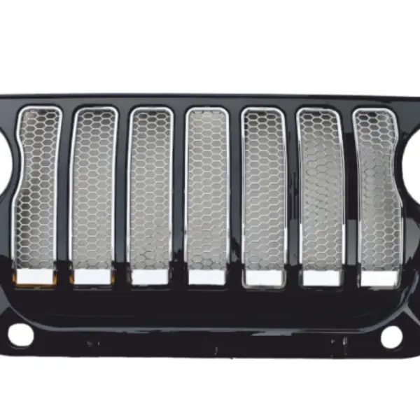 Mahindra Thar 7 Slot Wrangler Style Grill with Chrome Slot