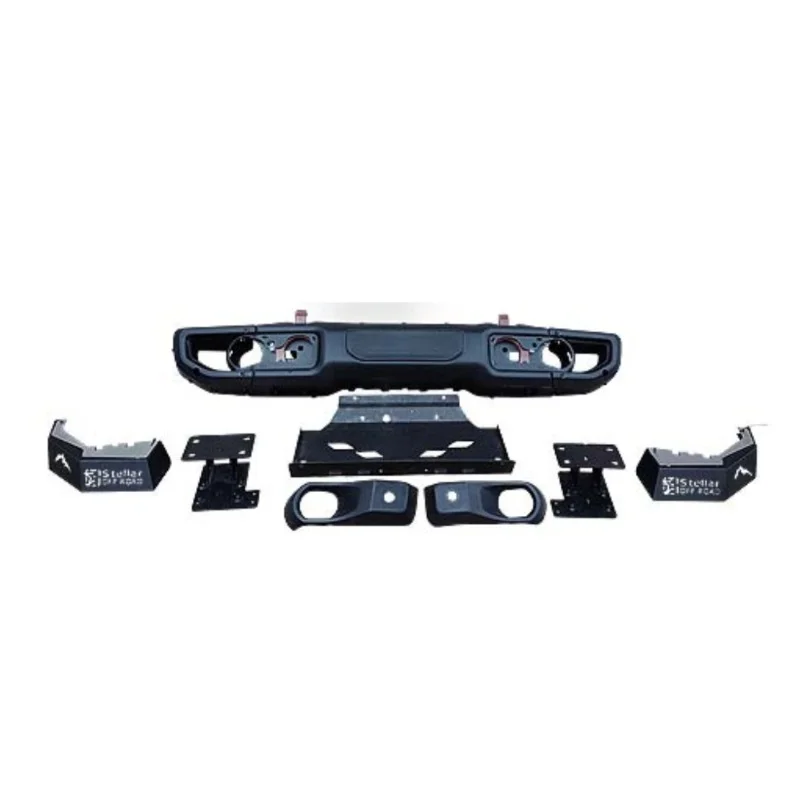 Mahindra Thar Front Metal Bumper Wrangler Style With Winch And Underbody Shield