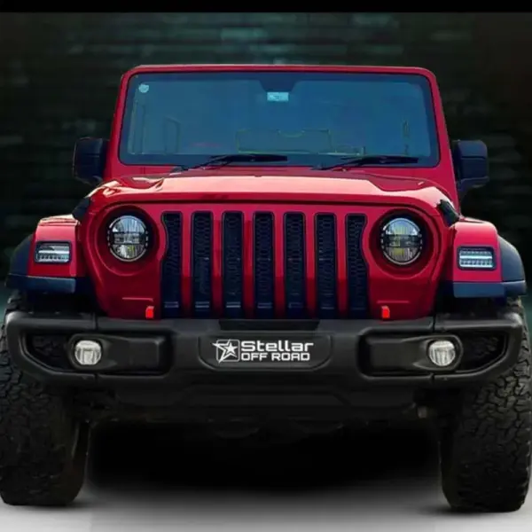 Mahindra Thar Front Metal Bumper Wrangler Style With Winch And Underbody Shield