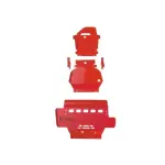 Mahindra Thar Roxx Front Underbody Shield (Red)