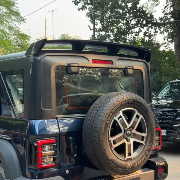 Mahindra Thar Roxx V1 Spoiler in Gloss Black Finish
