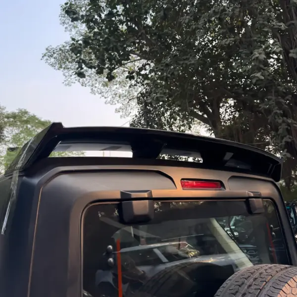 Mahindra Thar Roxx V1 Spoiler in Gloss Black Finish