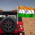 Mahindra Thar Stellar Flag Rod