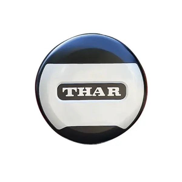 Mahindra Thar Stepney Cover Defender Style Black & White