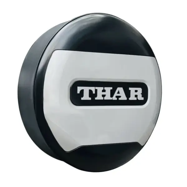 Mahindra Thar Stepney Cover Defender Style Black & White
