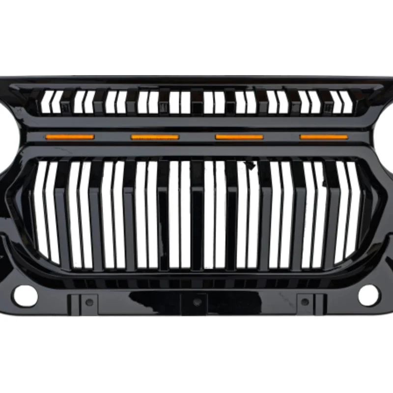 Mahindra Thar Top Fire Grill With LED Matt Black Gloss Black