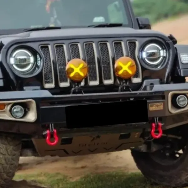 Mahindra Thar X Style LED Fog Lamp (Universal) – High-Performance Off-Road Lighting & Stylish Design