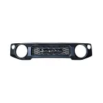 Maruti Suzuki Jimny ABS Grill With ‘Suzuki’ Cursive Logo (Matt Black, Gloss Black, Grey)