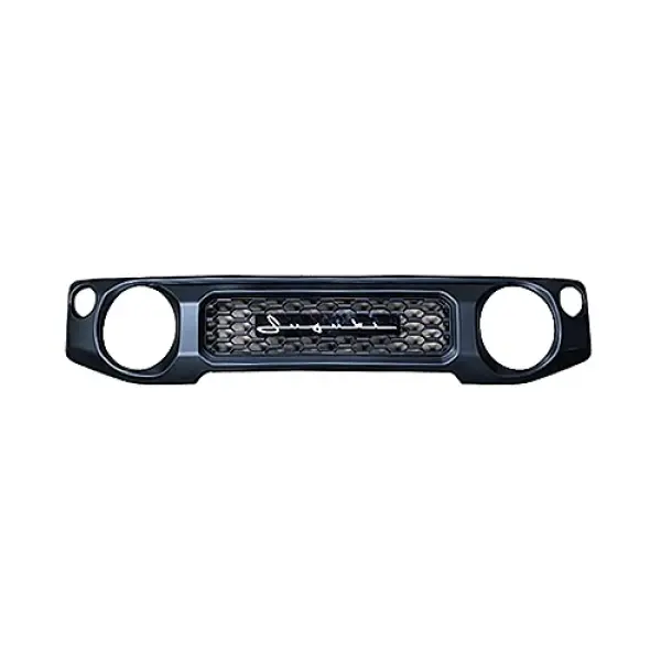 Maruti Suzuki Jimny ABS Grill With ‘Suzuki’ Cursive Logo (Matt Black, Gloss Black, Grey)