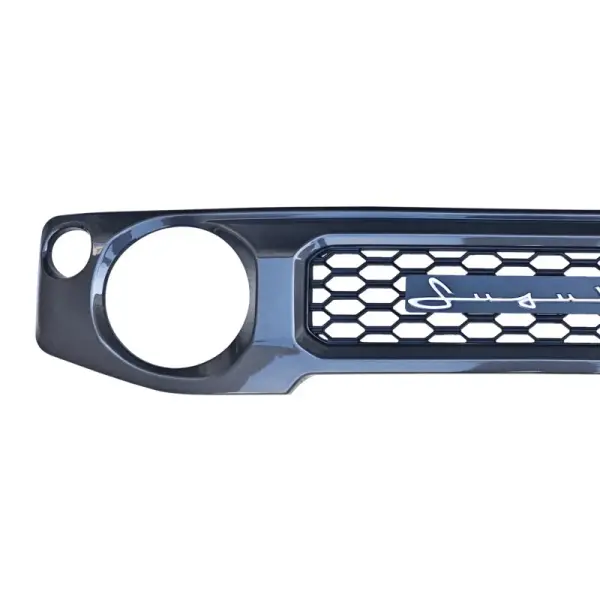 Maruti Suzuki Jimny ABS Grill With ‘Suzuki’ Cursive Logo (Matt Black, Gloss Black, Grey)