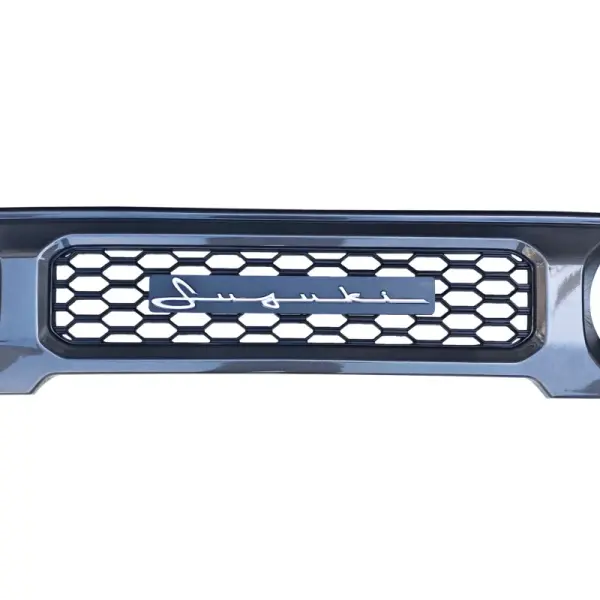 Maruti Suzuki Jimny ABS Grill With ‘Suzuki’ Cursive Logo (Matt Black, Gloss Black, Grey)