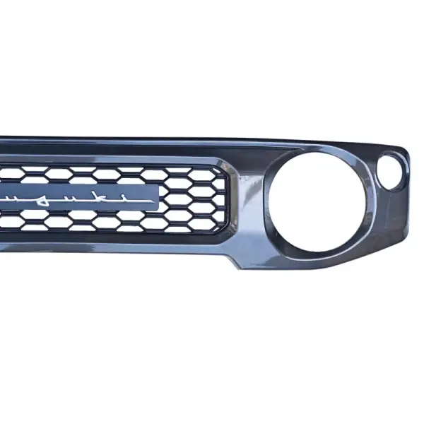Maruti Suzuki Jimny ABS Grill With ‘Suzuki’ Cursive Logo (Matt Black, Gloss Black, Grey)