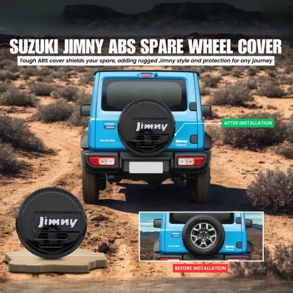 Maruti Suzuki Jimny ABS Spare Wheel Cover (195, 235)