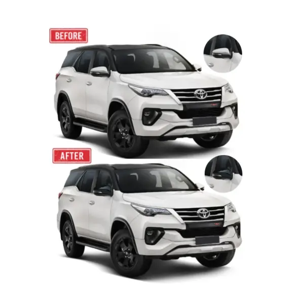 Toyota Fortuner Batman Style Mirror Caps