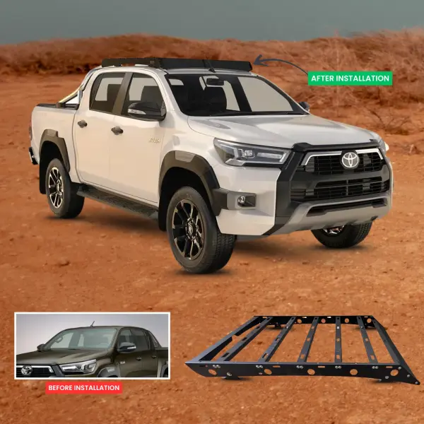 Toyota Hilux Aluminium Roof Rack