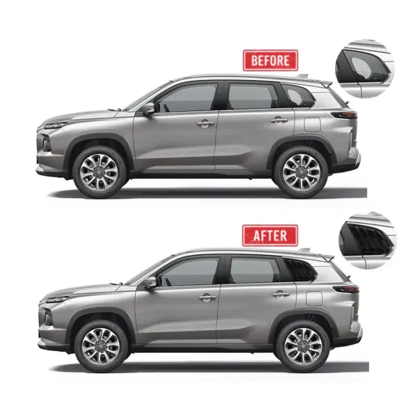 Toyota Hyryder Window Louvers & Quarter Glass Cover