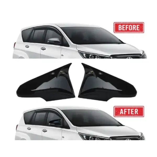 Toyota Innova Crysta Batman Style Mirror Covers